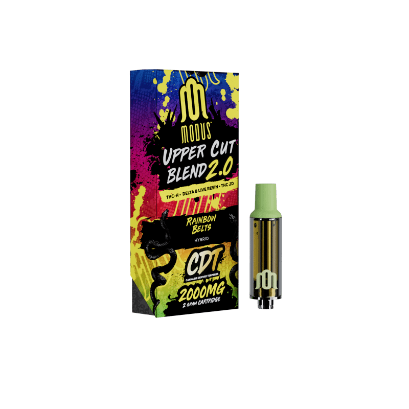 MODUS - Uppercut Blend 2.0 (THC-H + D8 Live Resin + THC-JD) - Hemp Cartridges (2g x 5) - MK Distro