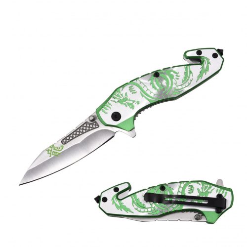 Spring Assist Knife, Alum Handle 4.75