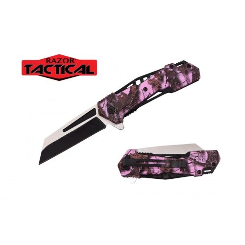 Spring Assist Knife, Coping Blade ABS Handle 4.5" Closed. (120/12/13*10*17/36)-RT-7133 - MK Distro