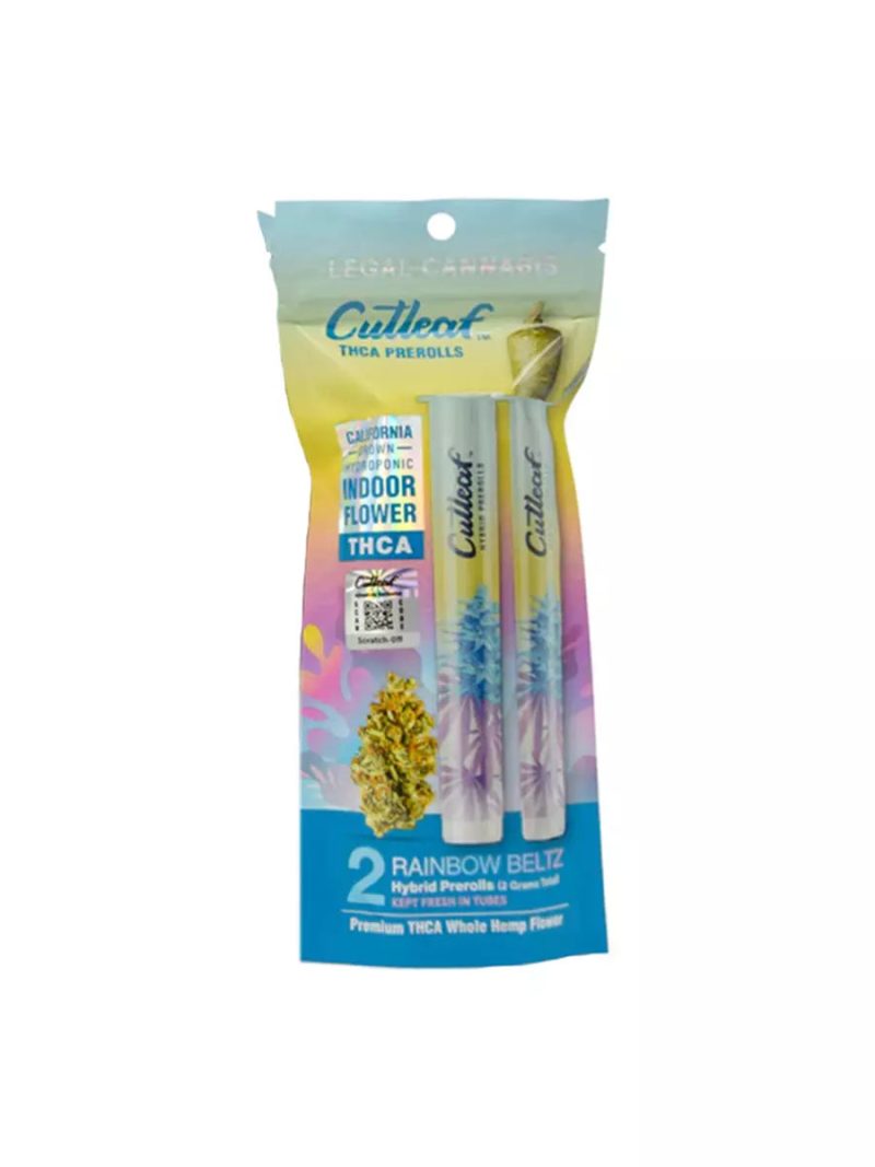 Cutleaf - Legal Cannaboids (THCA Hemp) - Hemp Pre-Rolls (2g) - MK Distro