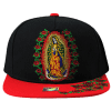 Adjustable Baseball Hat - Guadalupe (Black/Red) - MK Distro