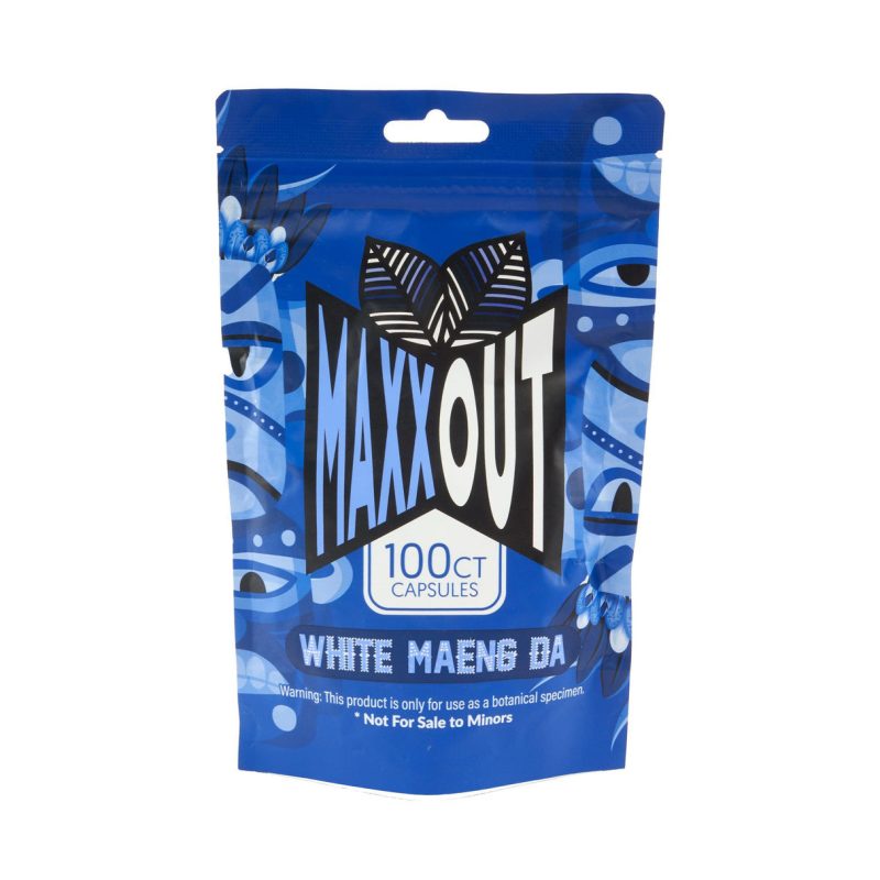 SS 4987 MaxxOut Kratom Capsule 100ct White MaengDa SU01