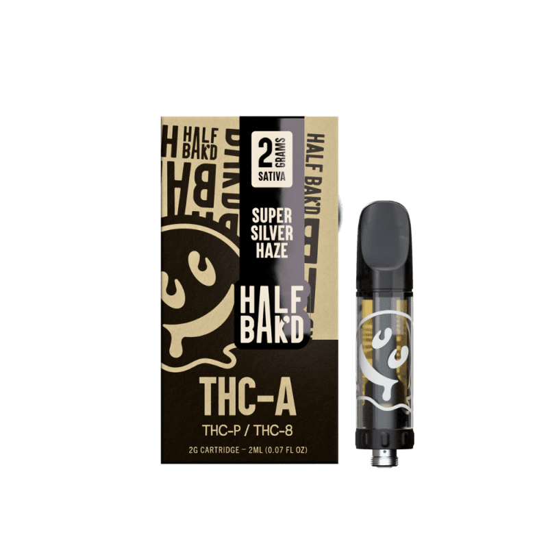 Half Bak'd - THC-A Cartridges - Hemp Cartridges (2g x 5) - MK Distro