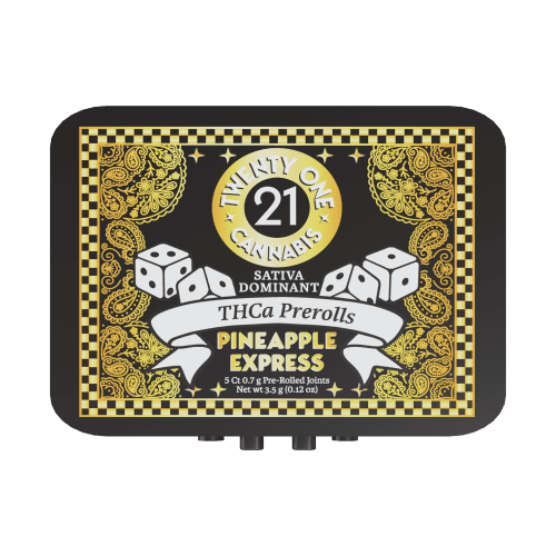 Twenty One Cannabis - THCa Pre Rolls - Hemp Pre Rolls (6 Tins x 3.5g) - MK Distro