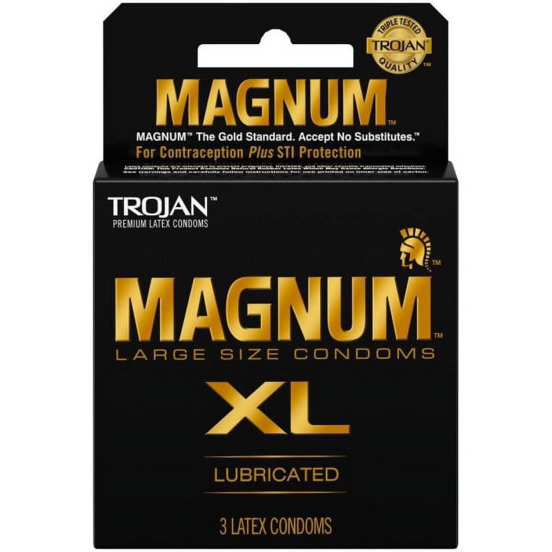 TROJAN Magnum XL Extra Large Condoms 3 Count 3pack 80eb64b2 1a2d 4252 be21 fd4891ad7cdc.fa6a0c7368b99cc56c0acb579c99c769