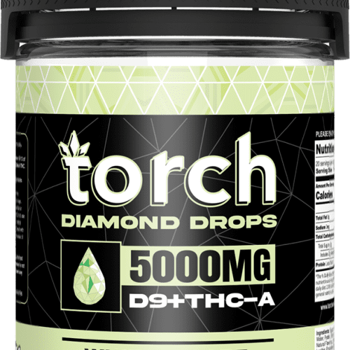 Torch - Diamond Drop Blend (D9 + THC-A) - Gummies & Edibles (5000mg) - MK Distro