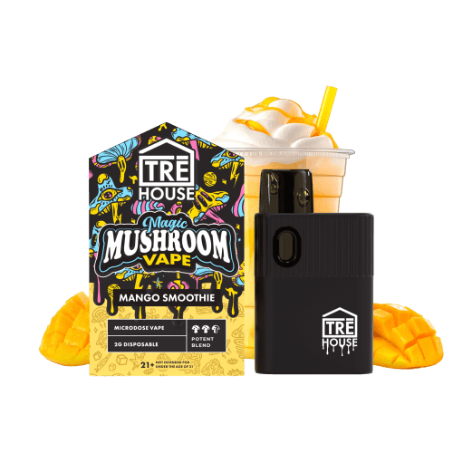 Tre House - Potent Blend (Magic Mushroom Microdose) - Hemp Disposables (2g x 6) - MK Distro