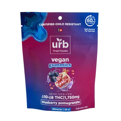 urb - Vegan Gummies (D10 + D8 + THC) - Gummies & Edibles (1750mg) - MK Distro