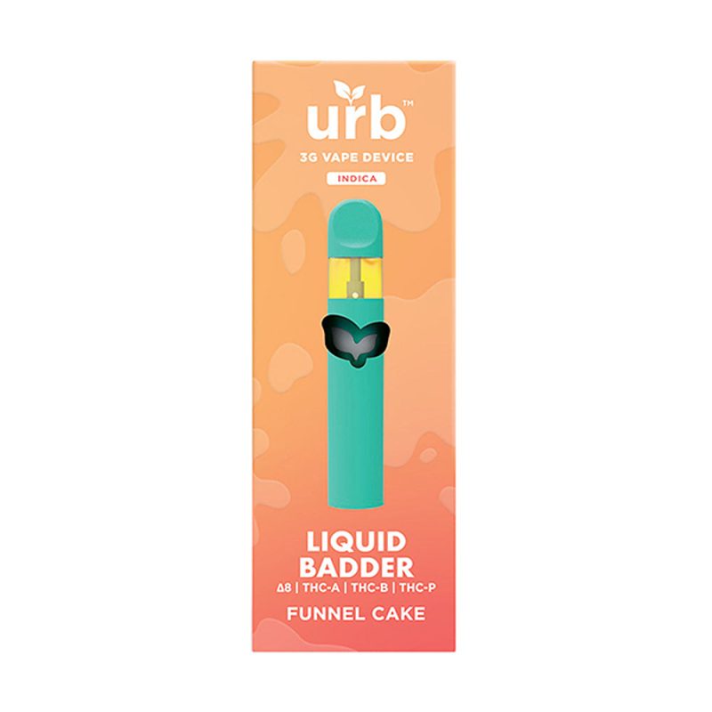 urb - Liquid Badder (D8 + THCA + THCB + THCP) - Hemp Disposables (3g x 6) - MK Distro