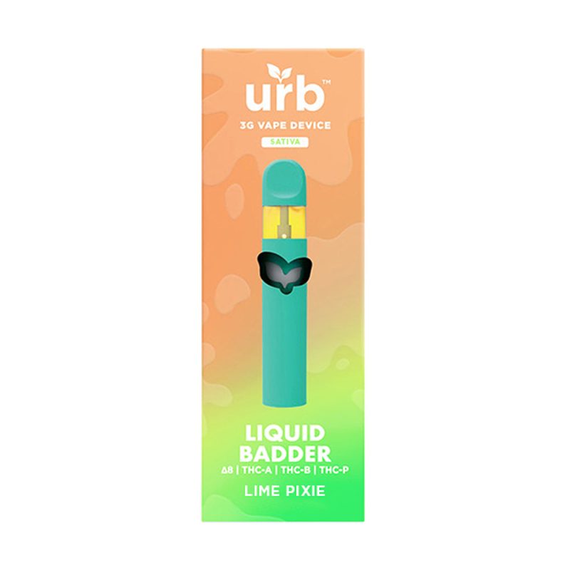 urb - Liquid Badder (D8 + THCA + THCB + THCP) - Hemp Disposables (3g x 6) - MK Distro