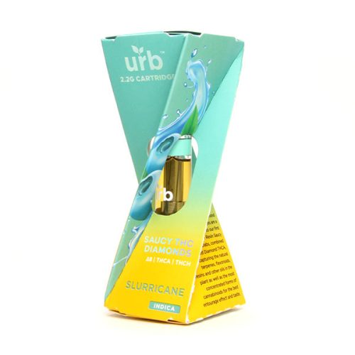 urb - Saucy THC Diamonds (D8 + THCA + THCH) - Hemp Cartridges (2.2g x 6) - MK Distro