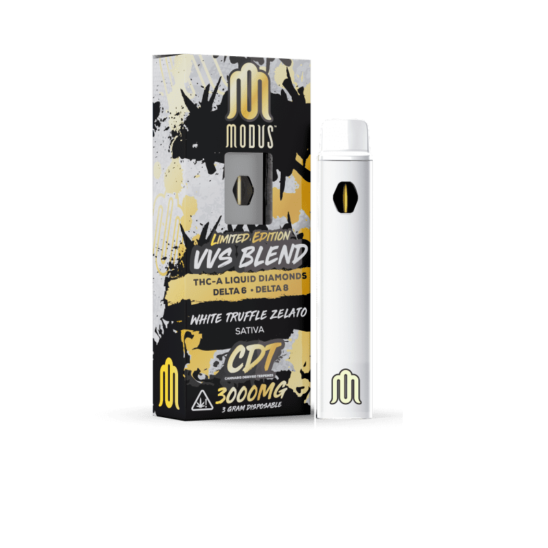 MODUS - VVS Blend (THC-A Liquid Diamonds + D6 + D8) - Hemp Disposable (3g x 5) - MK Distro