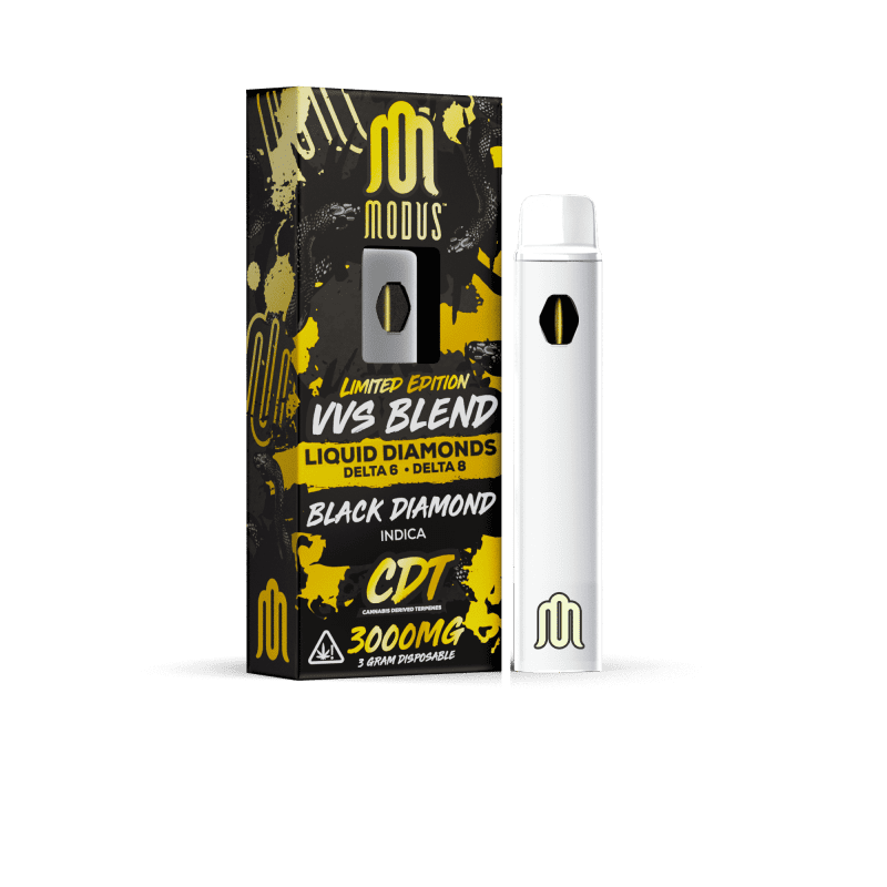 MODUS - VVS Blend (THC-A Liquid Diamonds + D6 + D8) - Hemp Disposable (3g x 5) - MK Distro