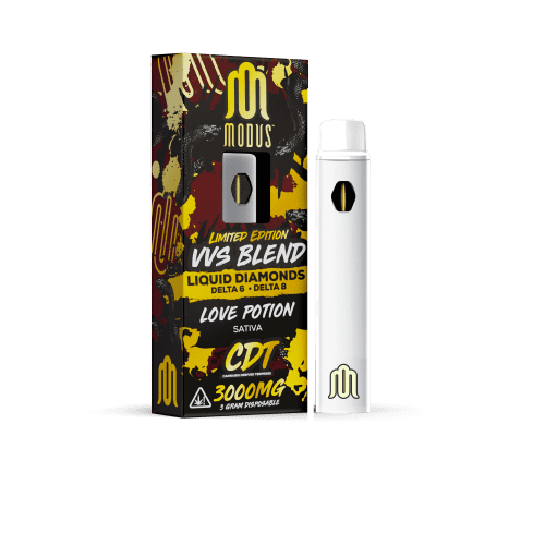 MODUS - VVS Blend (THC-A Liquid Diamonds + D6 + D8) - Hemp Disposable (3g x 5) - MK Distro