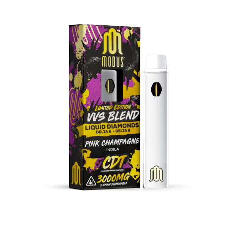 MODUS - VVS Blend (THC-A Liquid Diamonds + D6 + D8) - Hemp Disposable (3g x 5) - MK Distro