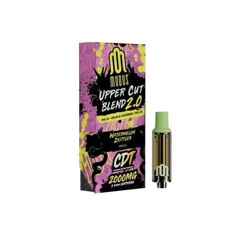 MODUS - Uppercut Blend 2.0 (THC-H + D8 Live Resin + THC-JD) - Hemp Cartridges (2g x 5) - MK Distro