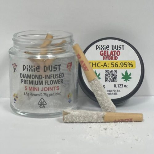 Pixie Dust - Diamond Infused Mini Joints (THCA) 3.5g - Delta Pre-Rolls (0.75g x 5) - MK Distro