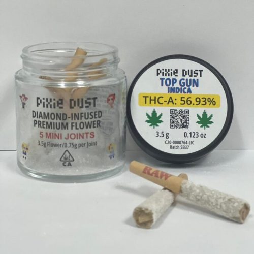 Pixie Dust - Diamond Infused Mini Joints (THCA) 3.5g - Delta Pre-Rolls (0.75g x 5) - MK Distro