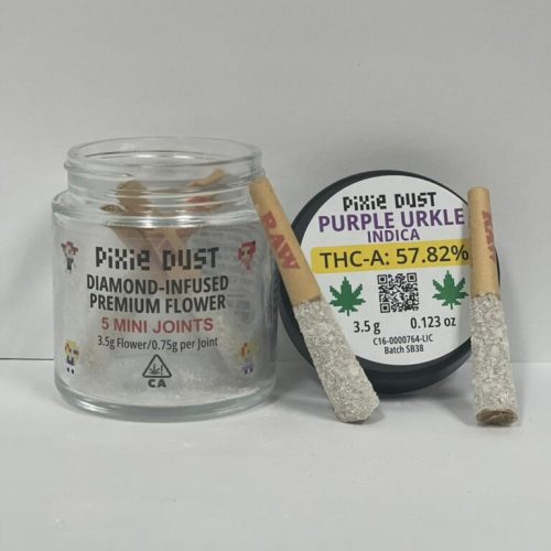 Pixie Dust - Diamond Infused Mini Joints (THCA) 3.5g - Delta Pre-Rolls (0.75g x 5) - MK Distro