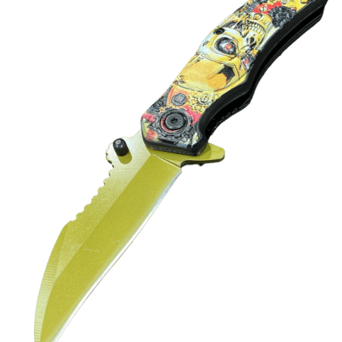 Spring Assist Knife, 4.5" Closed (120/12/12*8*17/35).-RT-7200 - MK Distro