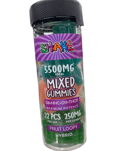 Shake Mixed Gummies (D8+HHC+D11+THCP) - Gummies & Edibles (5500mg) - MK Distro