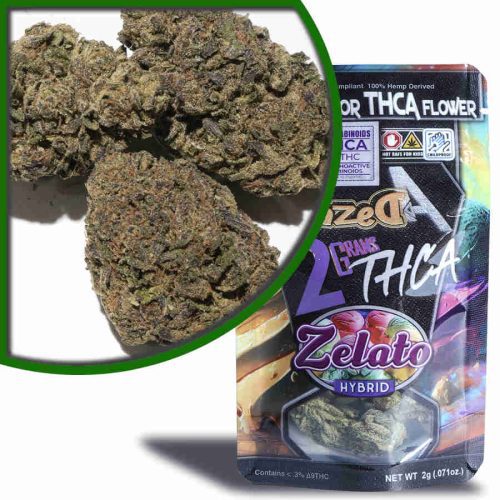 Dazed - Exotic Indoor (THC-A) - Hemp Flower (2g x 25) - MK Distro