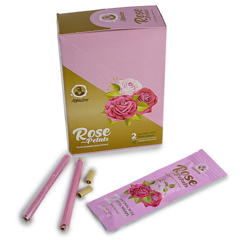 afghan hemp rose petal blunt wraps