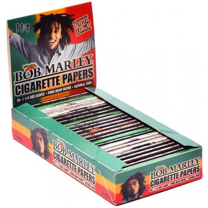 bob marley 1 1 4 cigarette rolling papers 25 booklets 25ct pack 951 900x900 1