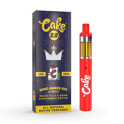 Cake Delta8 Live Resin - Hemp Disposable (1.5g x 5) - MK Distro