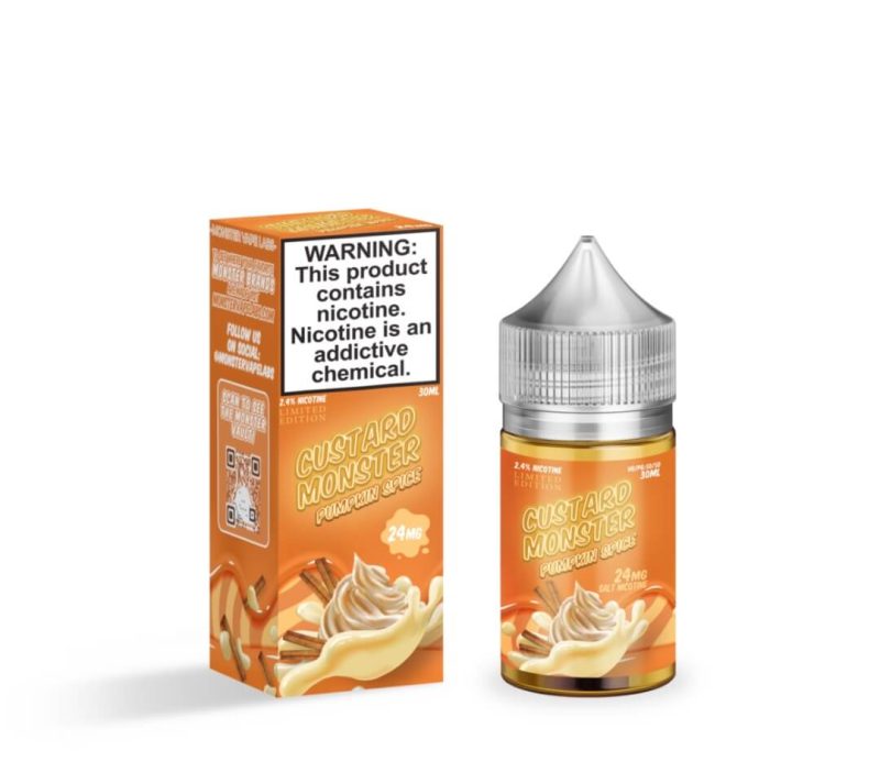 Custard Monster - Salt Nic E-Liquid (30mL) - MK Distro