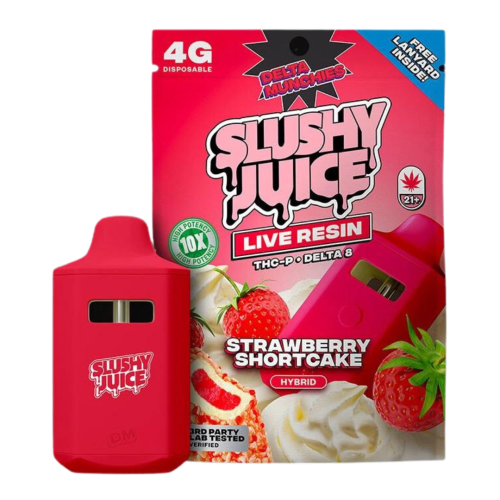 Delta Munchies - Slushy Juice Live Resin (THC-P + D8) - Hemp Disposables (4g x 5) - MK Distro