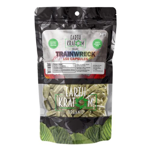 earthkratom 150ct trainwreck kratom