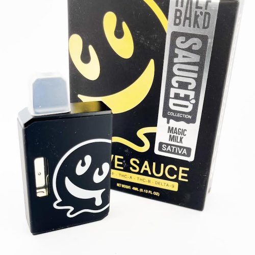 Half Bak'd - Live Resin Sauce'd (THC-A) - Hemp Disposables (4g x 5) - MK Distro