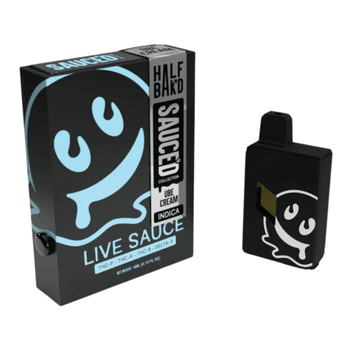 Half Bak'd - Live Resin Sauce'd (THC-A) - Hemp Disposables (4g x 5) - MK Distro