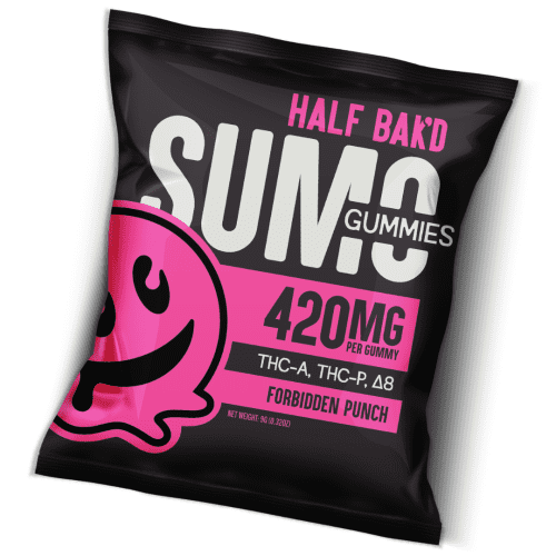 half bakd sumo gummies 420mg forbidden punch