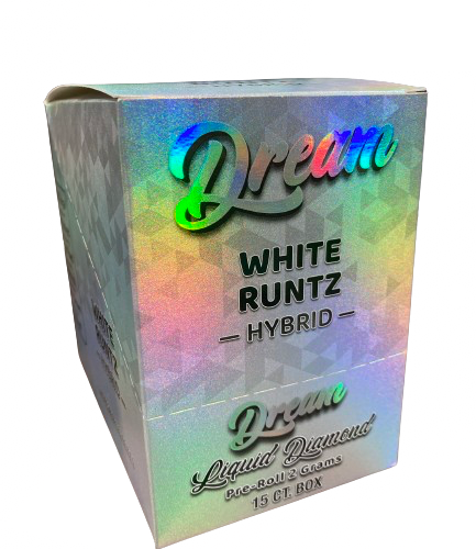 Dream - liquid Diamond (THC-A+D8) - Hemp Pre Rolls (2g x 15) - MK Distro