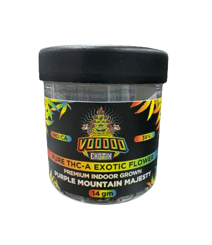 Voodoo - Exotic Premium Indoor Grown (THC-A) - Hemp Flower (14g) - MK Distro