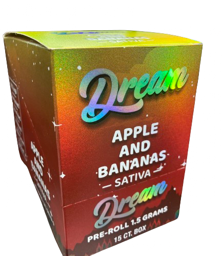 Dream - (THC-A+D8) - Hemp Pre Rolls (1.5g x 15) - MK Distro