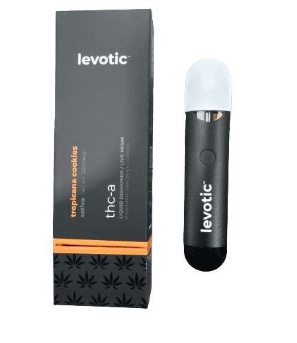 Levotic - THC A + Liquid Diamonds + Live Resin Hemp Disposables - (2g x 5) - MK Distro