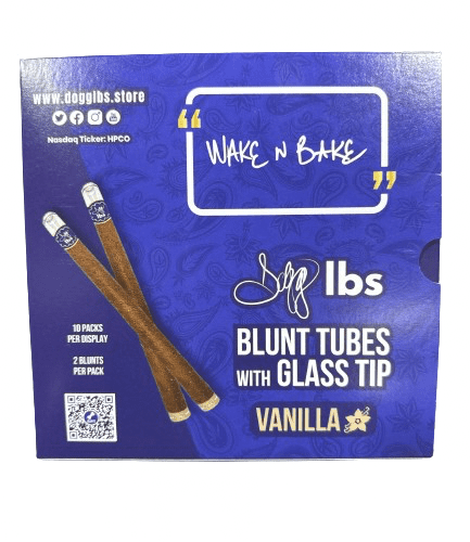 Snoop Dogg - Blunt tubes with glass tip - Cones (10 Packs x 2 Cones) - MK Distro