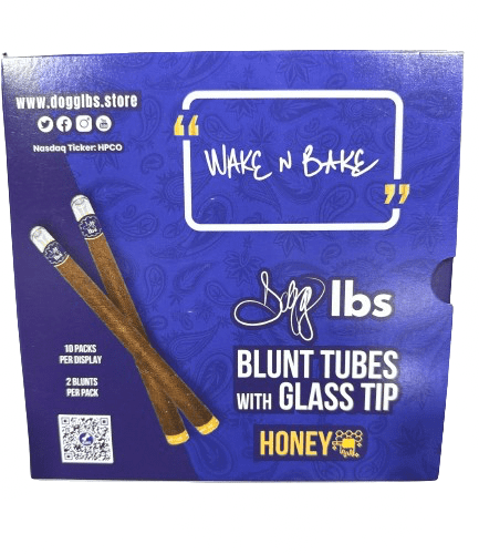 Snoop Dogg - Blunt tubes with glass tip - Cones (10 Packs x 2 Cones) - MK Distro