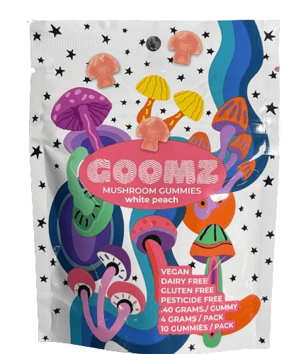 Goomz - Premium Mushroom (Vegan Dairy Free Gluten Free) - Gummies (4g x 10) - MK Distro