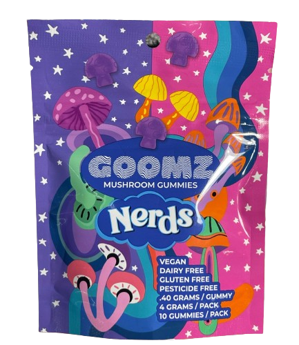 Goomz - Premium Mushroom (Vegan Dairy Free Gluten Free) - Gummies (4g x 10) - MK Distro