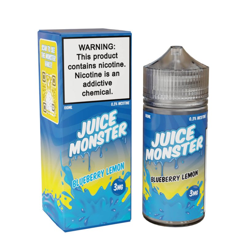 juice monster blueberry lemon 100ml e juice 3mg 70242.1713394720