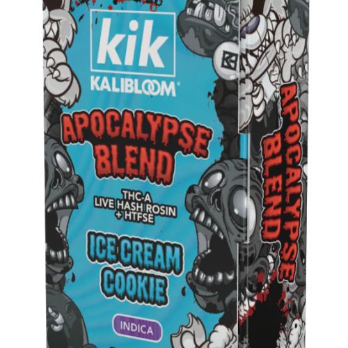 Kik Kalibloom - Apocalypse Blend Live Resin (THCA) - Hemp Disposables (4.2g x 5) - MK Distro