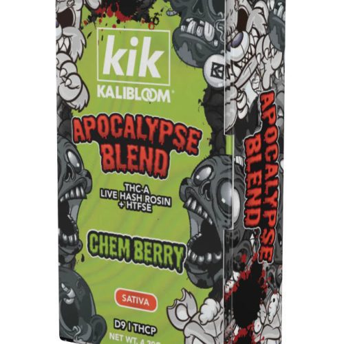 Kik Kalibloom - Apocalypse Blend Live Resin (THCA) - Hemp Disposables (4.2g x 5) - MK Distro