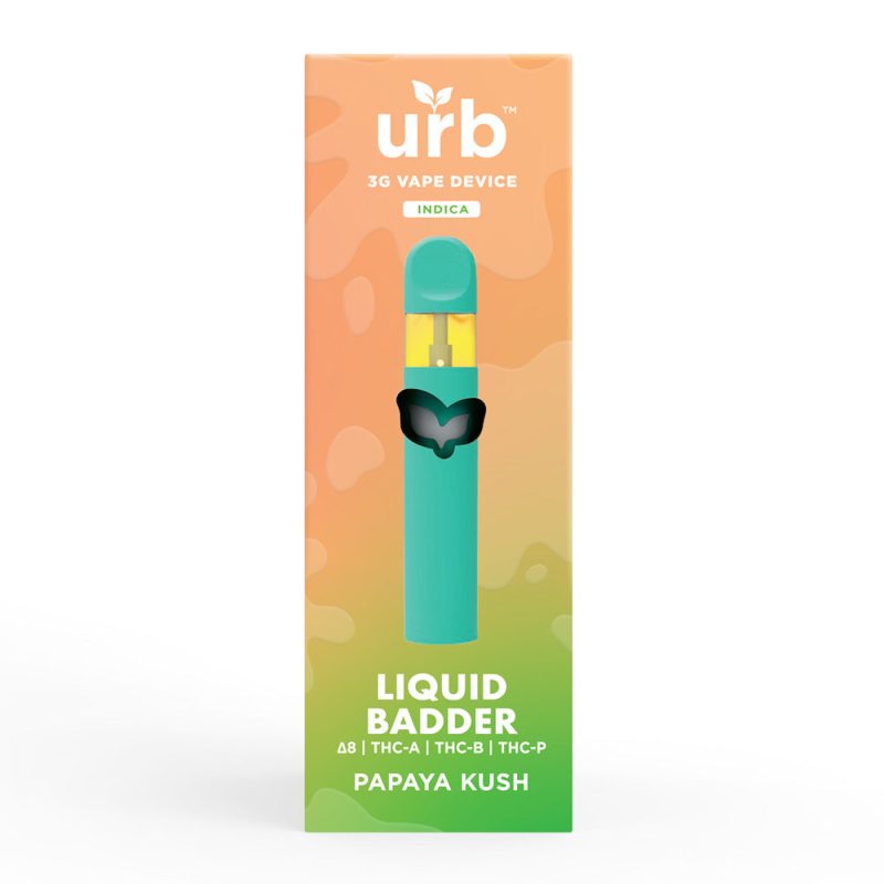 urb - Liquid Badder (D8 + THCA + THCB + THCP) - Hemp Disposables (3g x 6) - MK Distro