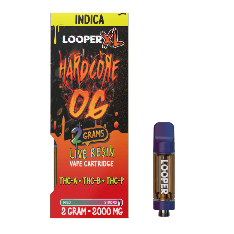 LOOPER - Lifted Live Resin (THC-A+THC-P+HHC) - Hemp Cartridges (2g x 5) - MK Distro