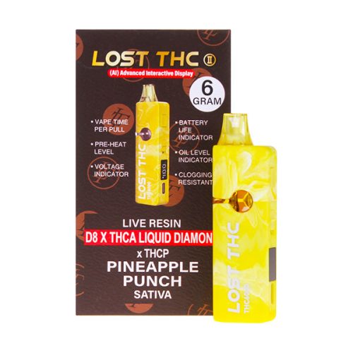 Lost THC - Live Resin (THCA Liquid Diamond x THCP x D8 x 11-Hydroxy-THC) - Hemp Disposables (6g x 5) - MK Distro