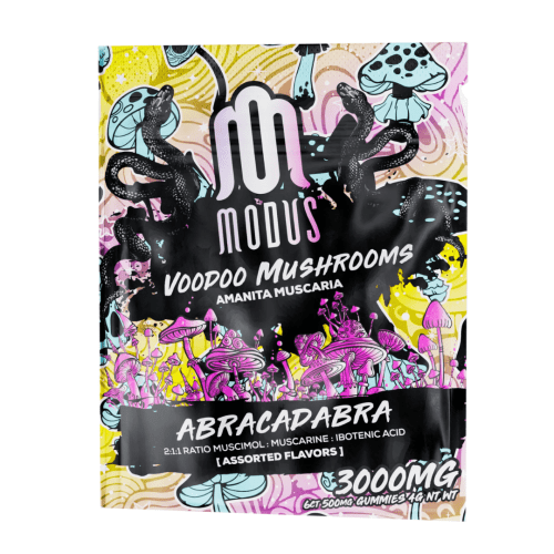 Modus - Amanita Muscaria (Voodoo Mushrooms) - Nootropic Gummies (3000mg x 5) - MK Distro